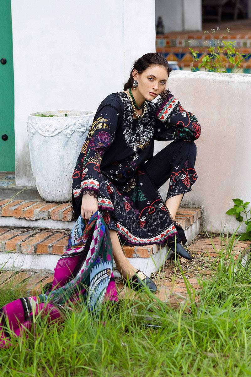 Mushq | Mirasol Printed Cambric | Medi Noche, image 6