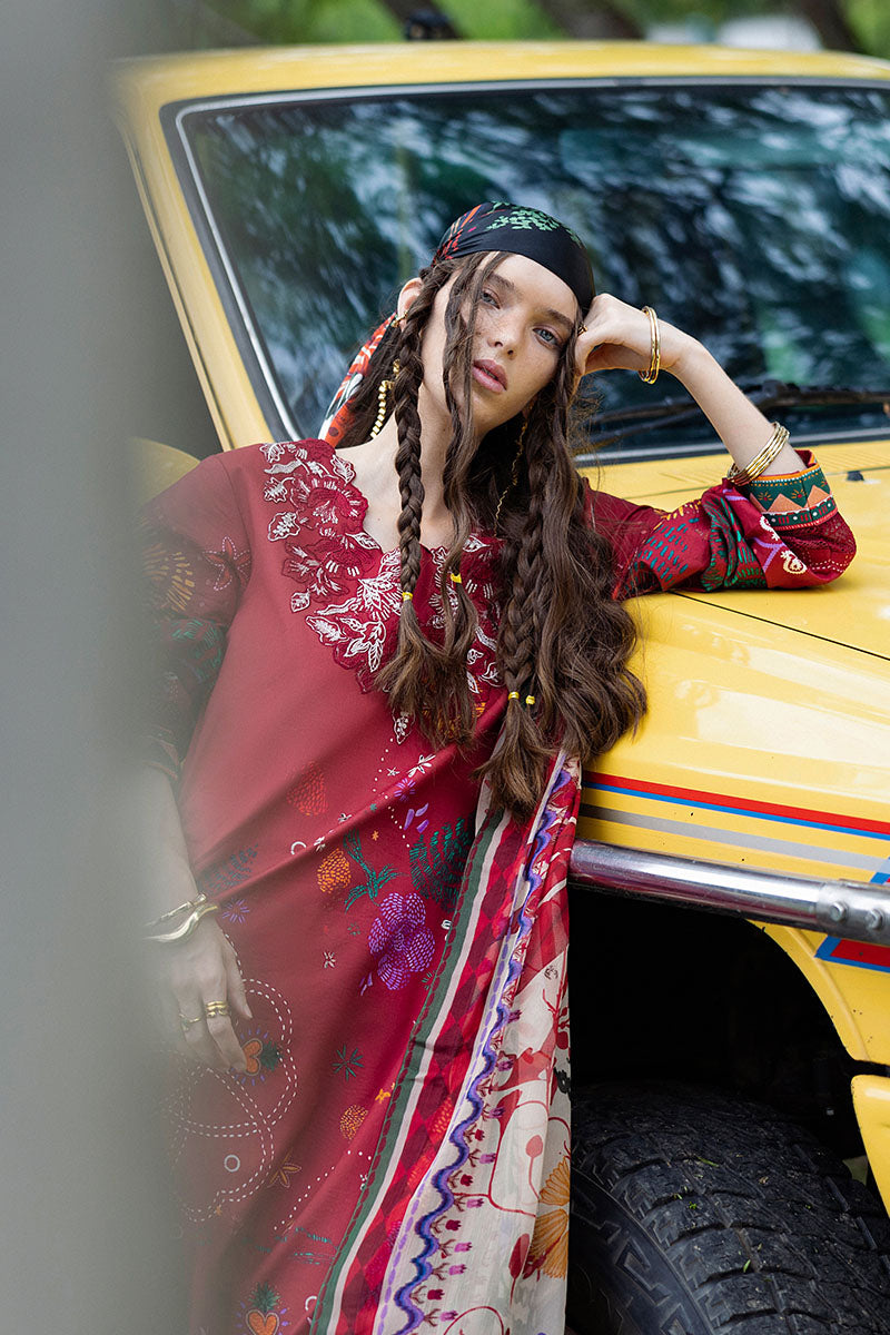 Mushq | Mirasol Printed Cambric | Amber Bosque, image 6
