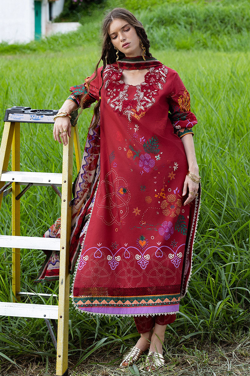 Mushq | Mirasol Printed Cambric | Amber Bosque, image 3