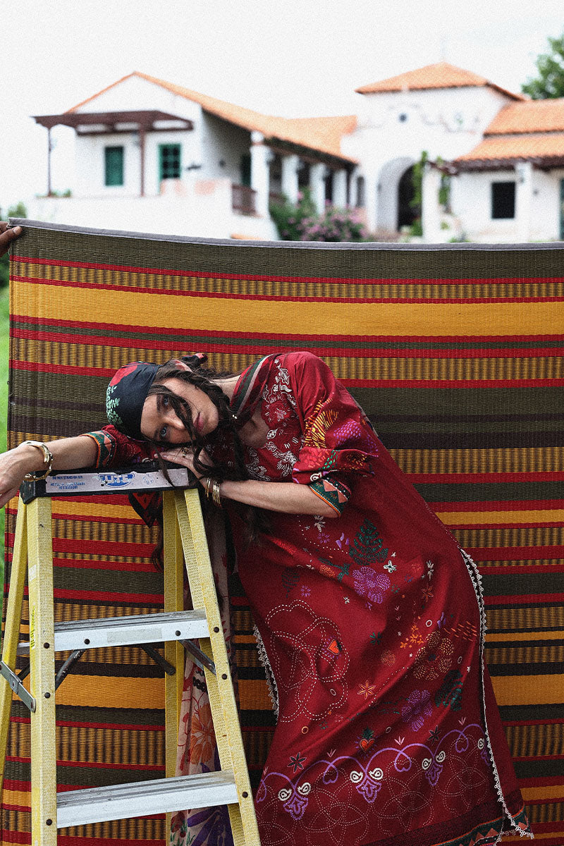 Mushq | Mirasol Printed Cambric | Amber Bosque, image 5