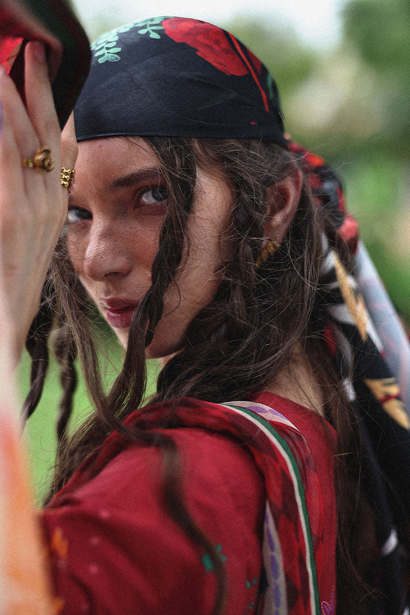Mushq | Mirasol Printed Cambric | Amber Bosque, image 4