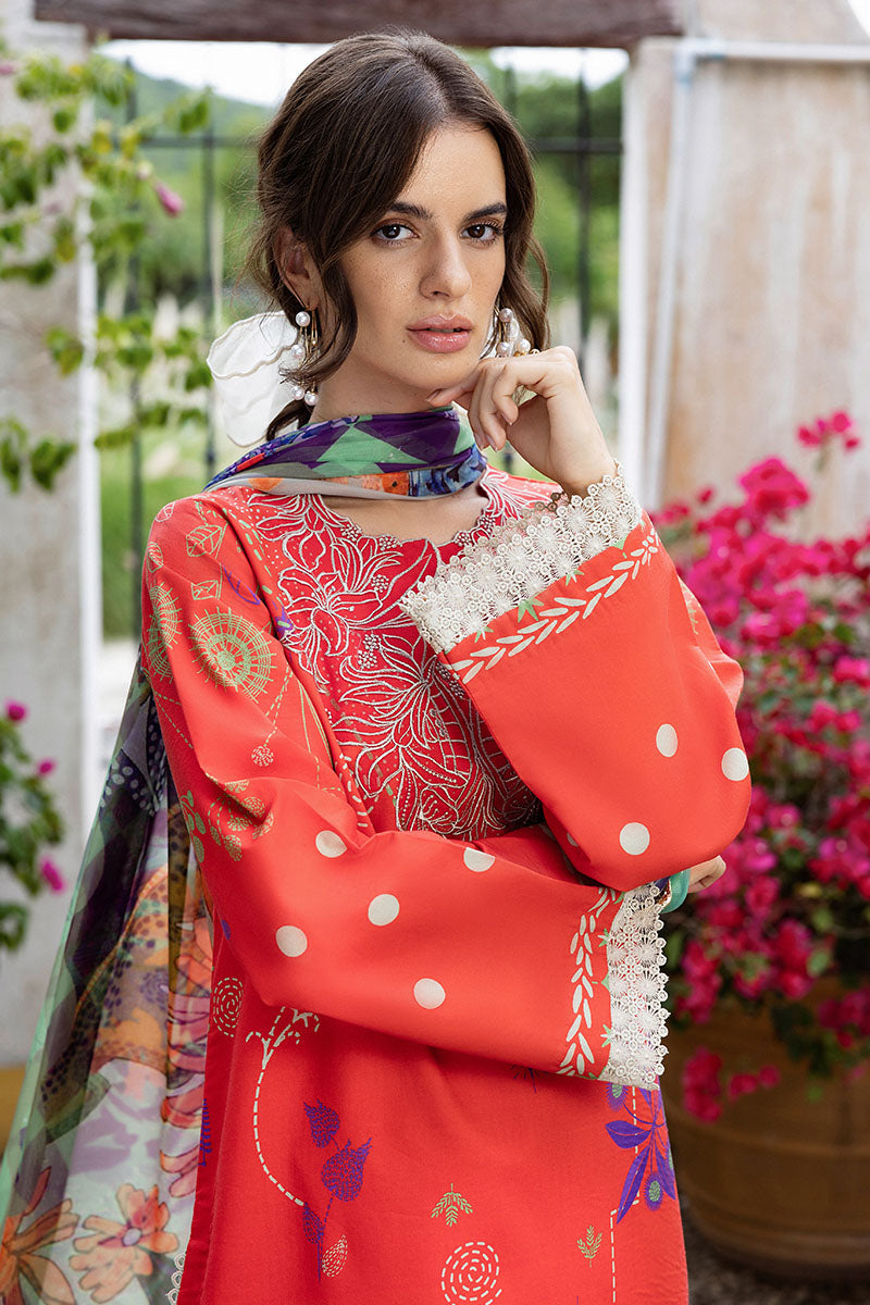 Mushq | Mirasol Printed Cambric | Carmin Rosa, image 3