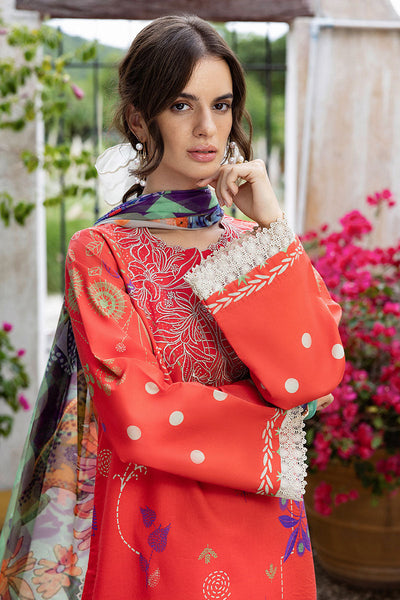 Mushq | Mirasol Printed Cambric | Carmin Rosa
