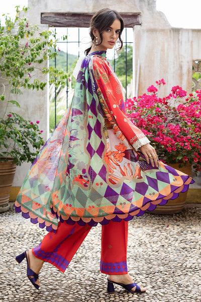 Mushq | Mirasol Printed Cambric | Carmin Rosa