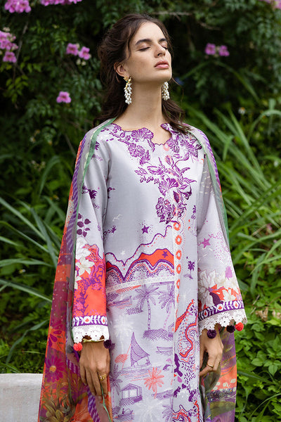 Mushq | Mirasol Printed Cambric | Luna Plata