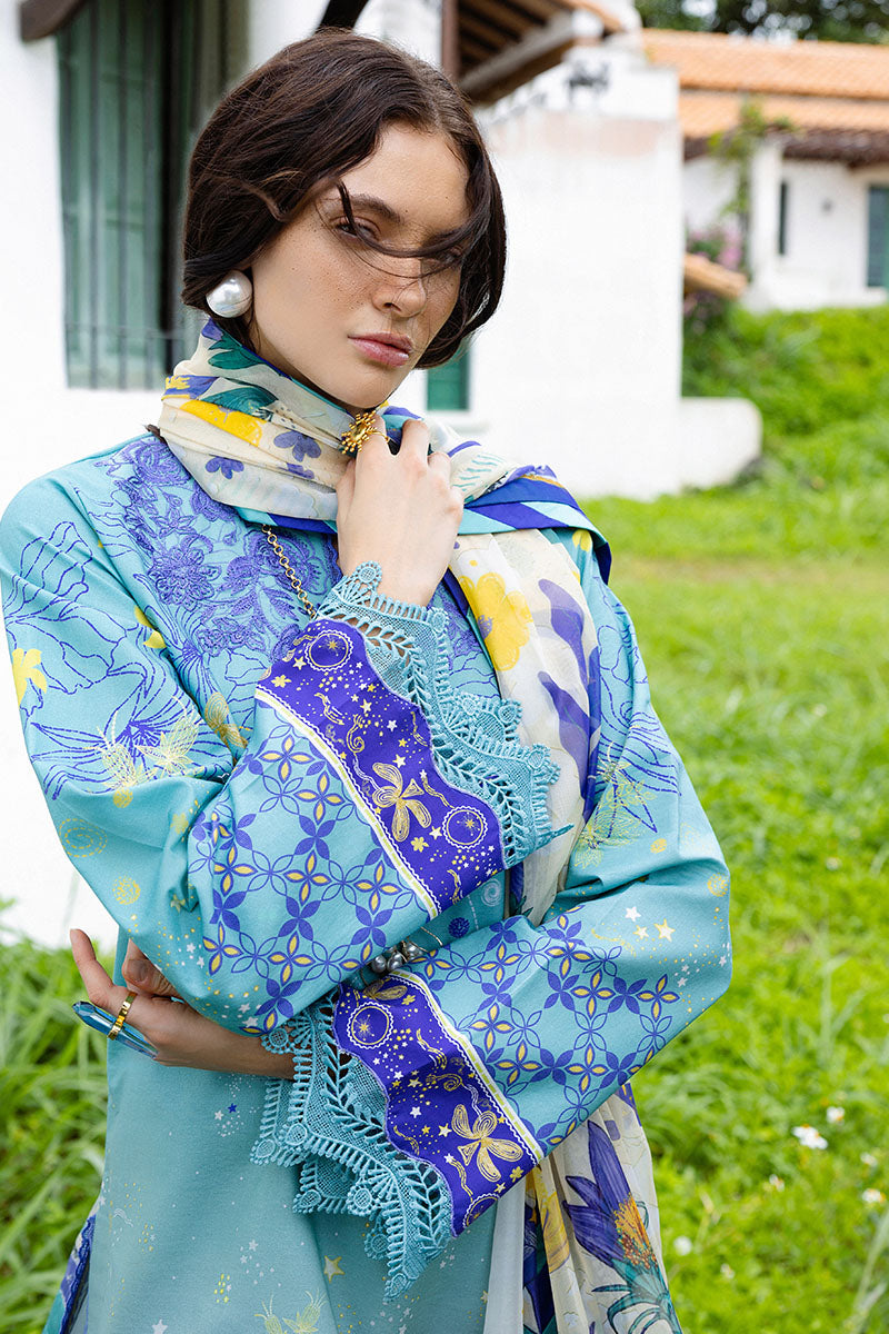 Mushq | Mirasol Printed Cambric | Mar Azul, image 3