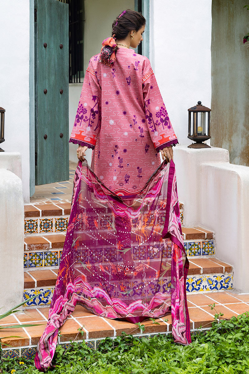 Mushq | Mirasol Printed Cambric | Coral Mar, image 2