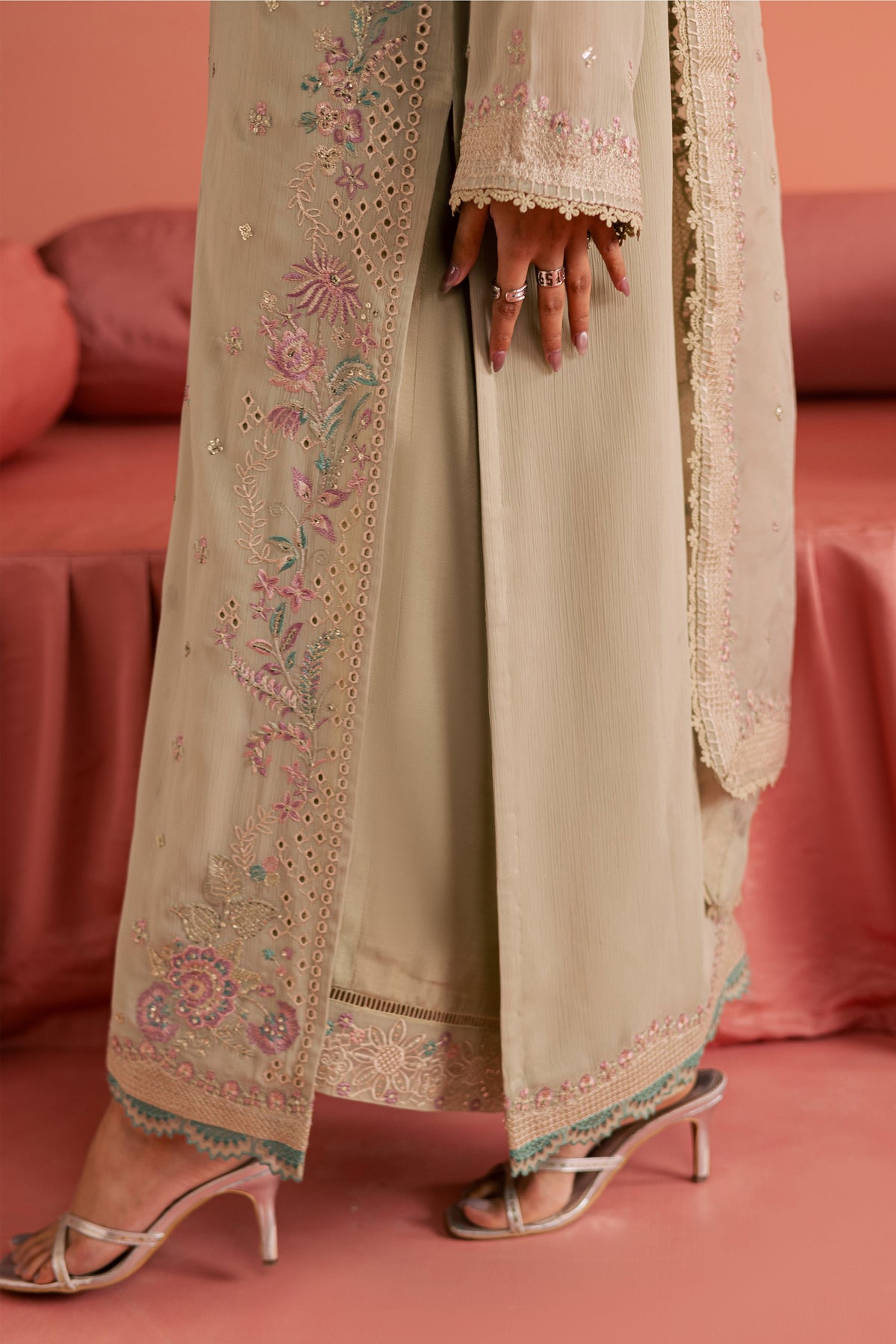 Batik | Gulmohar Festive Eid Edit 26' | Habeeba 3Pc, image 8