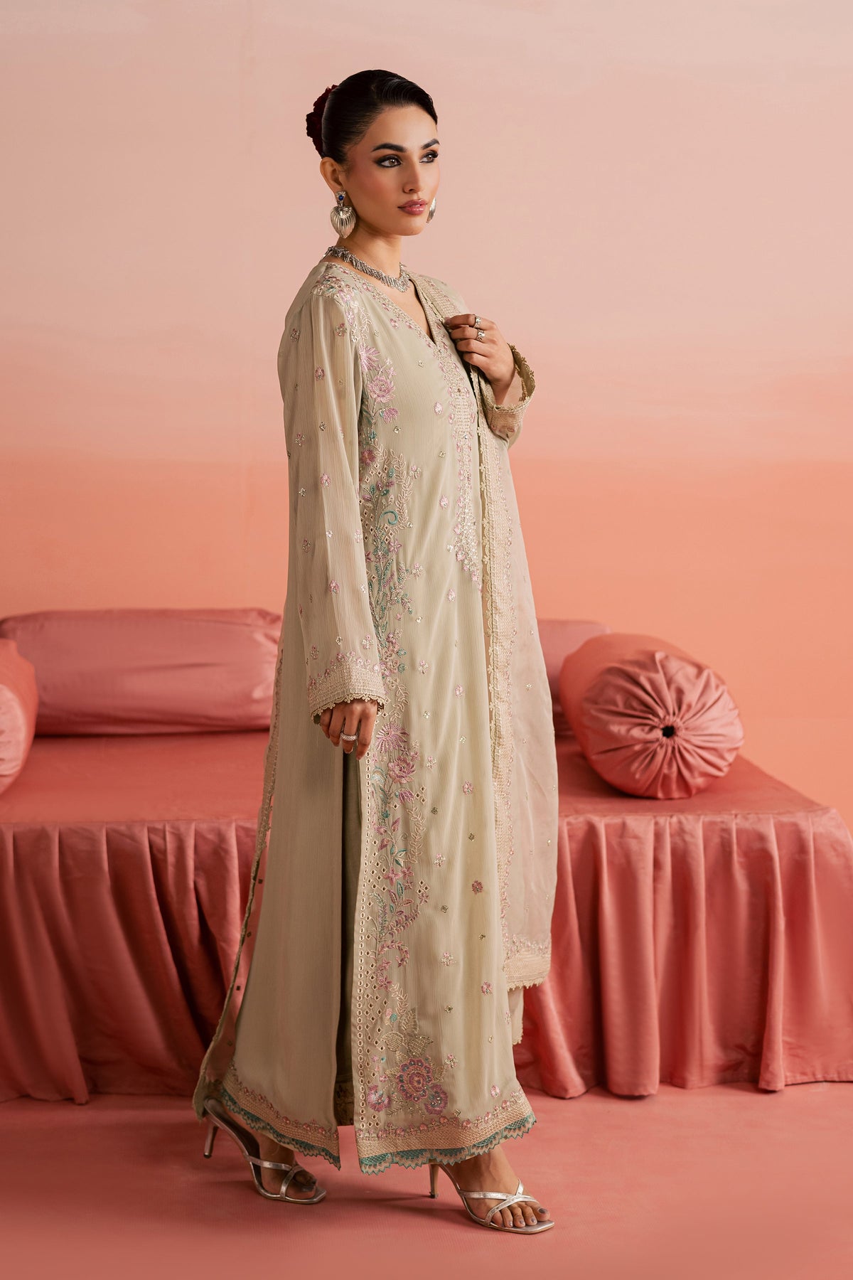 Batik | Gulmohar Festive Eid Edit 26' | Habeeba 3Pc, image 5