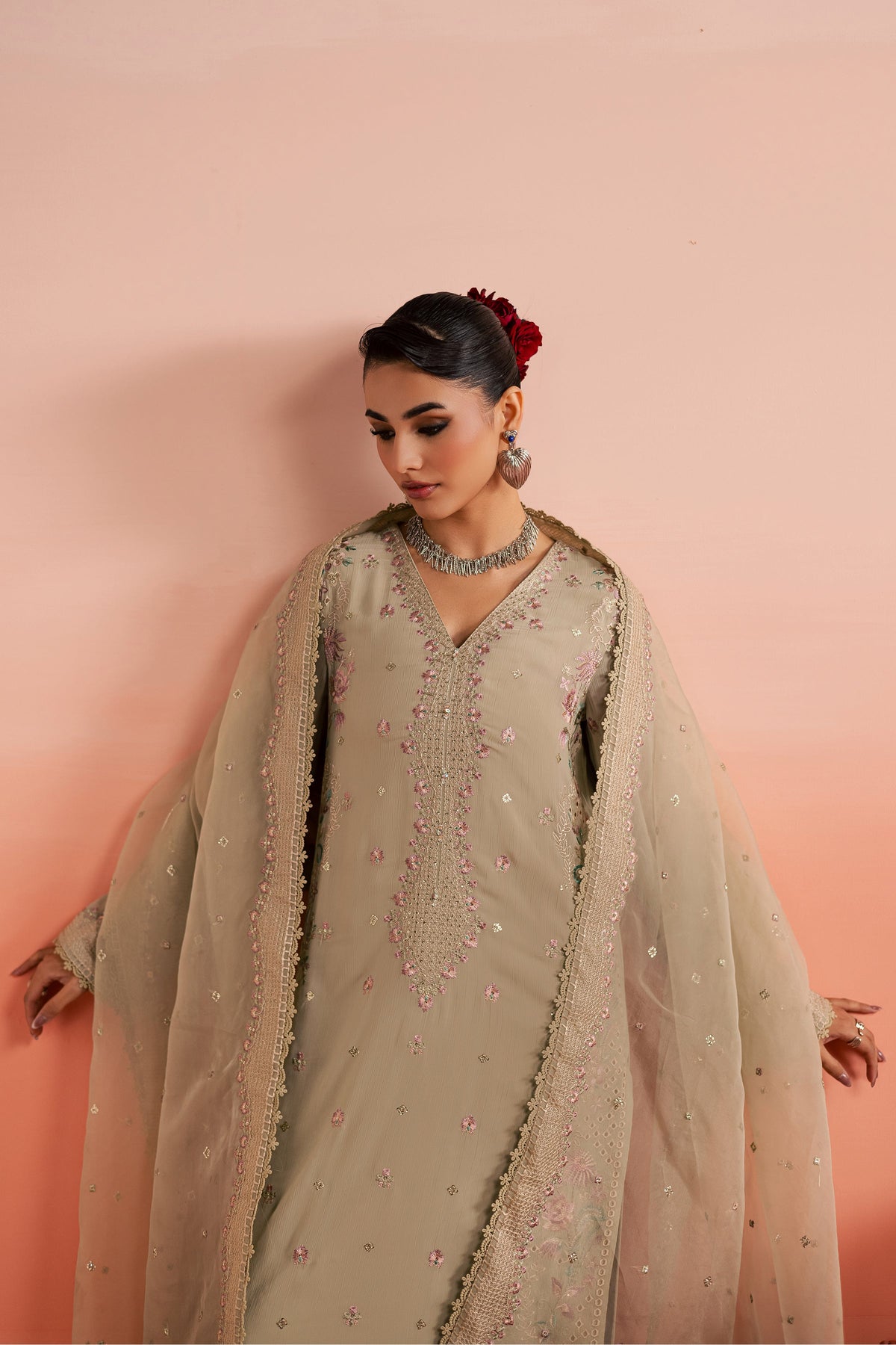 Batik | Gulmohar Festive Eid Edit 26' | Habeeba 3Pc, image 6