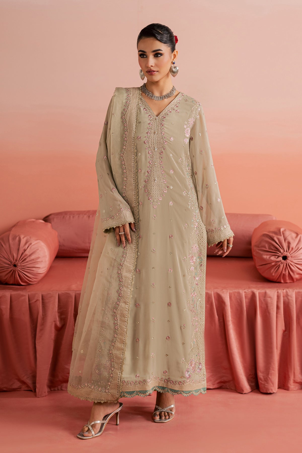 Batik | Gulmohar Festive Eid Edit 26' | Habeeba 3Pc