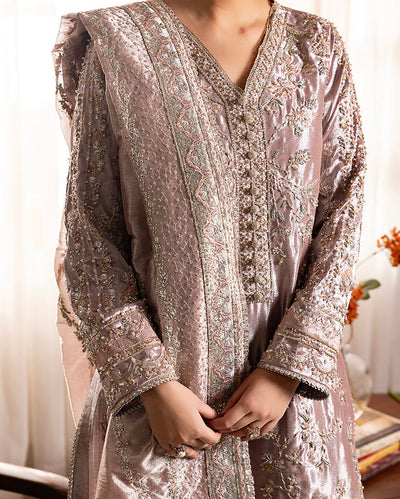 Mushq | Sunehri Lama Silk | Hamna