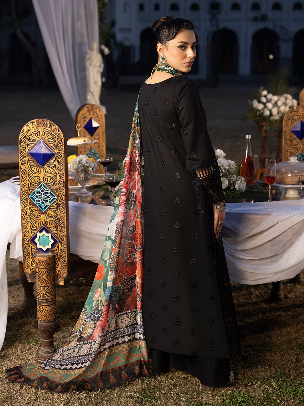 Mahnur | Mahrukh Luxury Lawn 24 | HEMAYAL by Designer Mahnur - House of Maryam - Pakistani Designer Ethnic Wear in {{ shop.shopifyCountryName }}