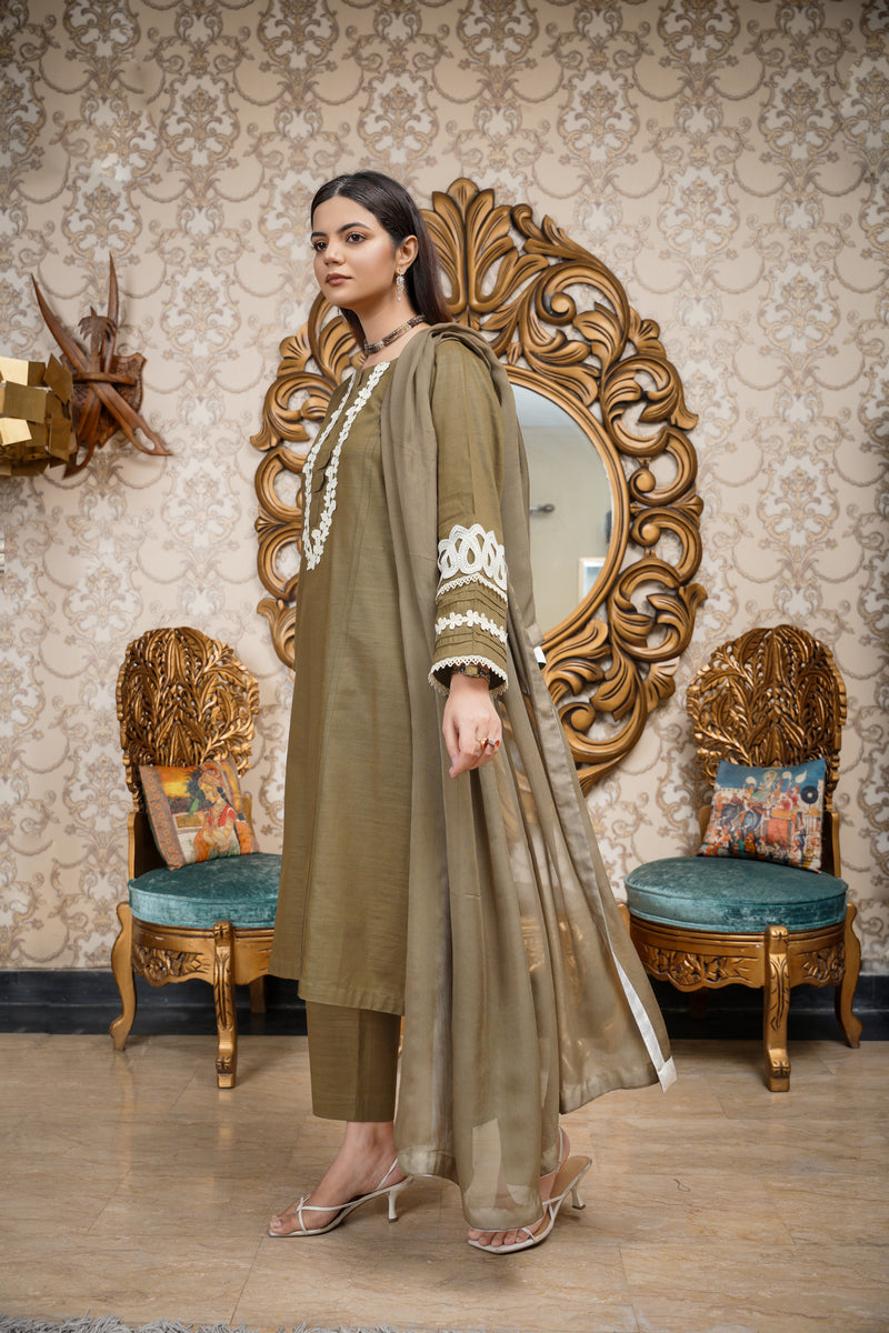 House of Maryam Basics | Slub Winter 23 | HB-MHD by Designer House of Maryam Basics - House of Maryam - Pakistani Designer Ethnic Wear in {{ shop.shopifyCountryName }}