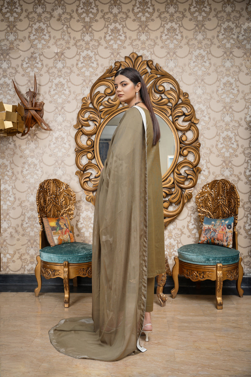 House of Maryam Basics | Slub Winter 23 | HB-MHD by Designer House of Maryam Basics - House of Maryam - Pakistani Designer Ethnic Wear in {{ shop.shopifyCountryName }}