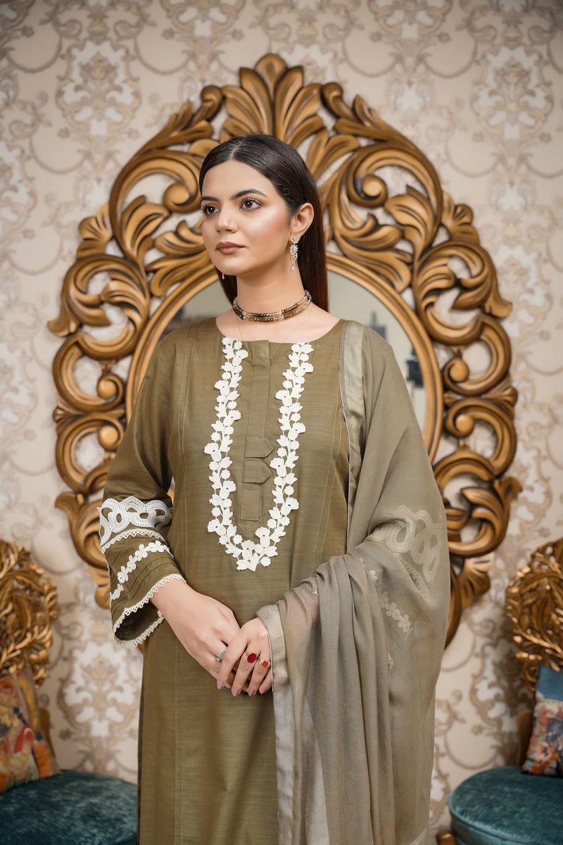 House of Maryam Basics | Slub Winter 23 | HB-MHD by Designer House of Maryam Basics - House of Maryam - Pakistani Designer Ethnic Wear in {{ shop.shopifyCountryName }}