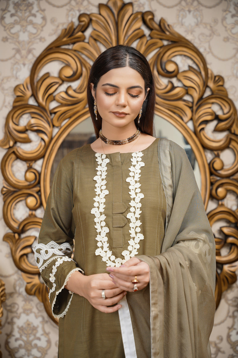 House of Maryam Basics | Slub Winter 23 | HB-MHD by Designer House of Maryam Basics - House of Maryam - Pakistani Designer Ethnic Wear in {{ shop.shopifyCountryName }}