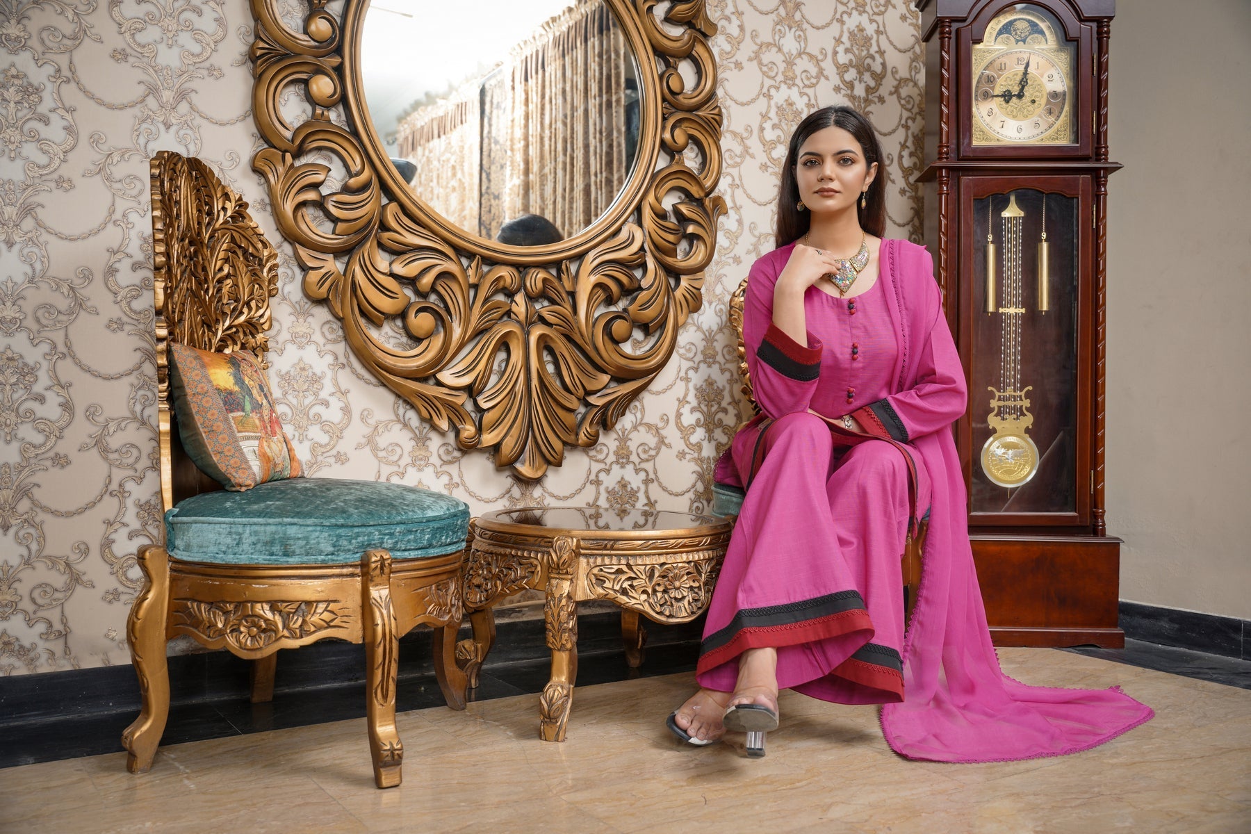 House of Maryam Basics | Slub Winter 23 | HB-MGN by Designer House of Maryam Basics - House of Maryam - Pakistani Designer Ethnic Wear in {{ shop.shopifyCountryName }}