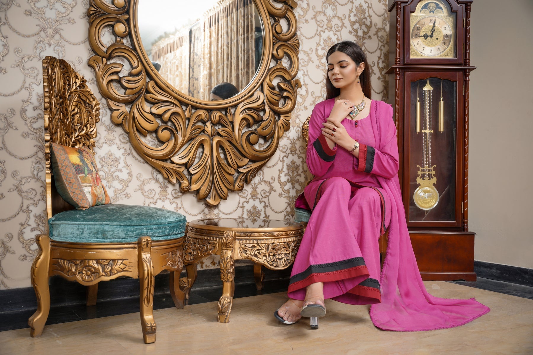 House of Maryam Basics | Slub Winter 23 | HB-MGN by Designer House of Maryam Basics - House of Maryam - Pakistani Designer Ethnic Wear in {{ shop.shopifyCountryName }}