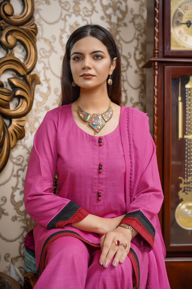 House of Maryam Basics | Slub Winter 23 | HB-MGN by Designer House of Maryam Basics - House of Maryam - Pakistani Designer Ethnic Wear in {{ shop.shopifyCountryName }}