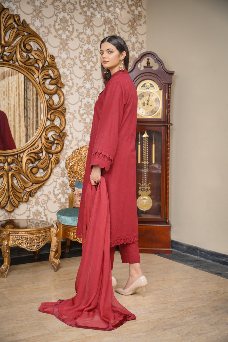 House of Maryam Basics | Slub Winter 23 | HB-MRN by Designer House of Maryam Basics - House of Maryam - Pakistani Designer Ethnic Wear in {{ shop.shopifyCountryName }}