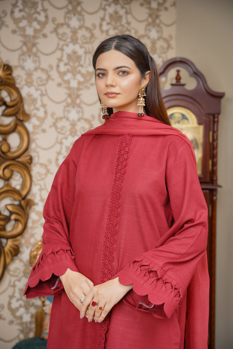 House of Maryam Basics | Slub Winter 23 | HB-MRN by Designer House of Maryam Basics - House of Maryam - Pakistani Designer Ethnic Wear in {{ shop.shopifyCountryName }}