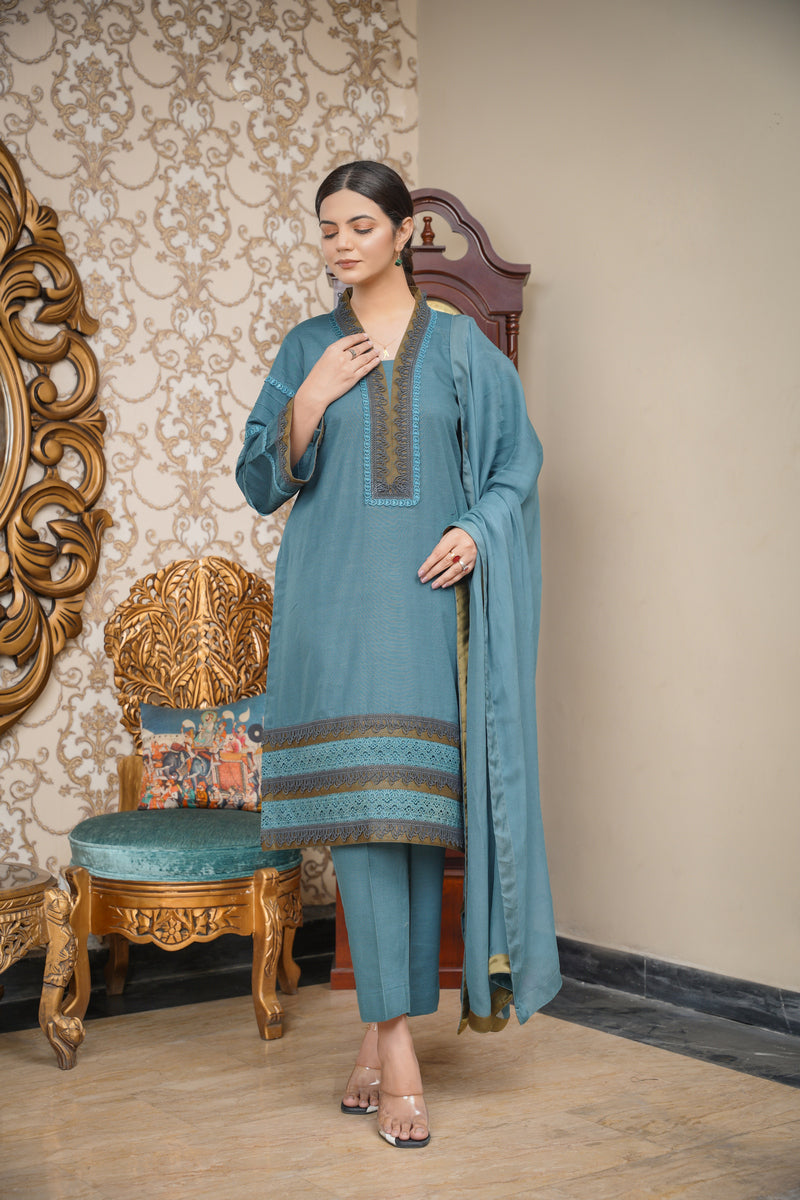 House of Maryam Basics | Slub Winter 23 | HB-ZINC by Designer House of Maryam Basics - House of Maryam - Pakistani Designer Ethnic Wear in {{ shop.shopifyCountryName }}