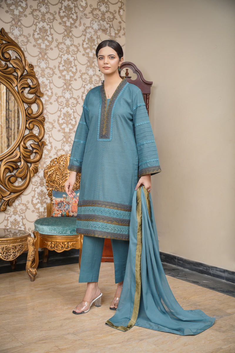 House of Maryam Basics | Slub Winter 23 | HB-ZINC by Designer House of Maryam Basics - House of Maryam - Pakistani Designer Ethnic Wear in {{ shop.shopifyCountryName }}