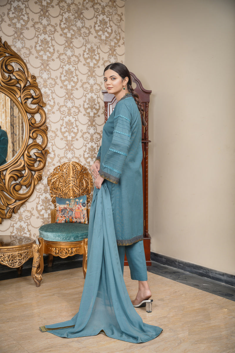 House of Maryam Basics | Slub Winter 23 | HB-ZINC by Designer House of Maryam Basics - House of Maryam - Pakistani Designer Ethnic Wear in {{ shop.shopifyCountryName }}