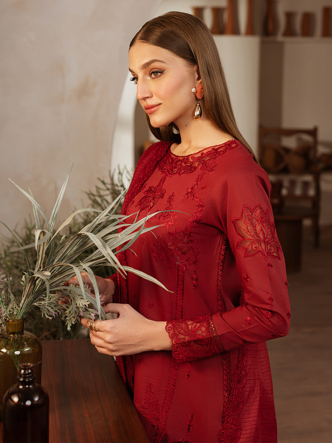 Mahnur | Florence Luxury Lawn 25 | HOORAIN -  Mahnur Ladies Clothes - Original Designer Dress - House of Maryam