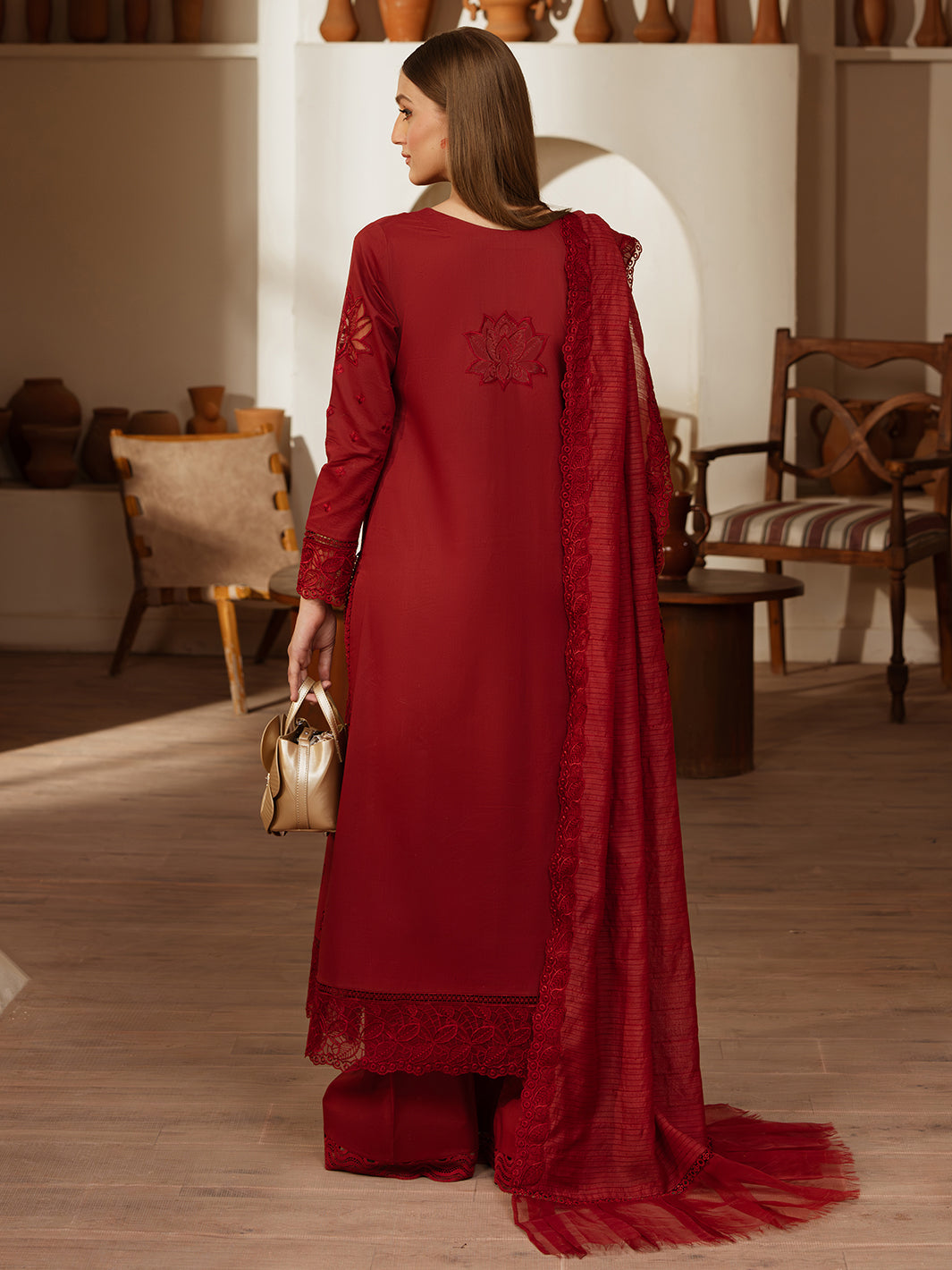 Mahnur | Florence Luxury Lawn 25 | HOORAIN -  Mahnur Ladies Clothes - Original Designer Dress - House of Maryam