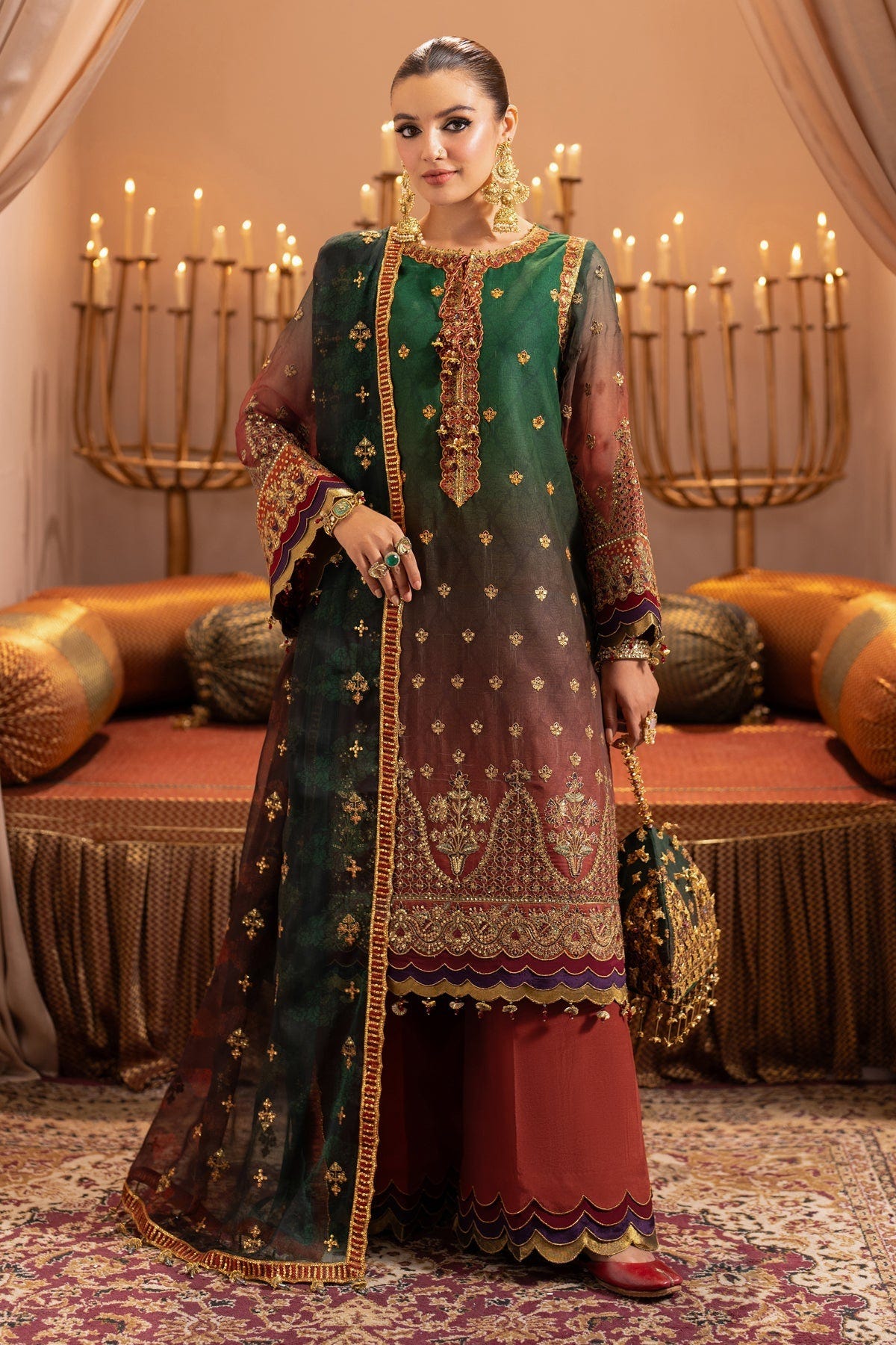 Alizeh | Jhalak Formals | AF-JHLK-02-HUSN -  Alizeh Ladies Clothes - Original Designer Dress - House of Maryam