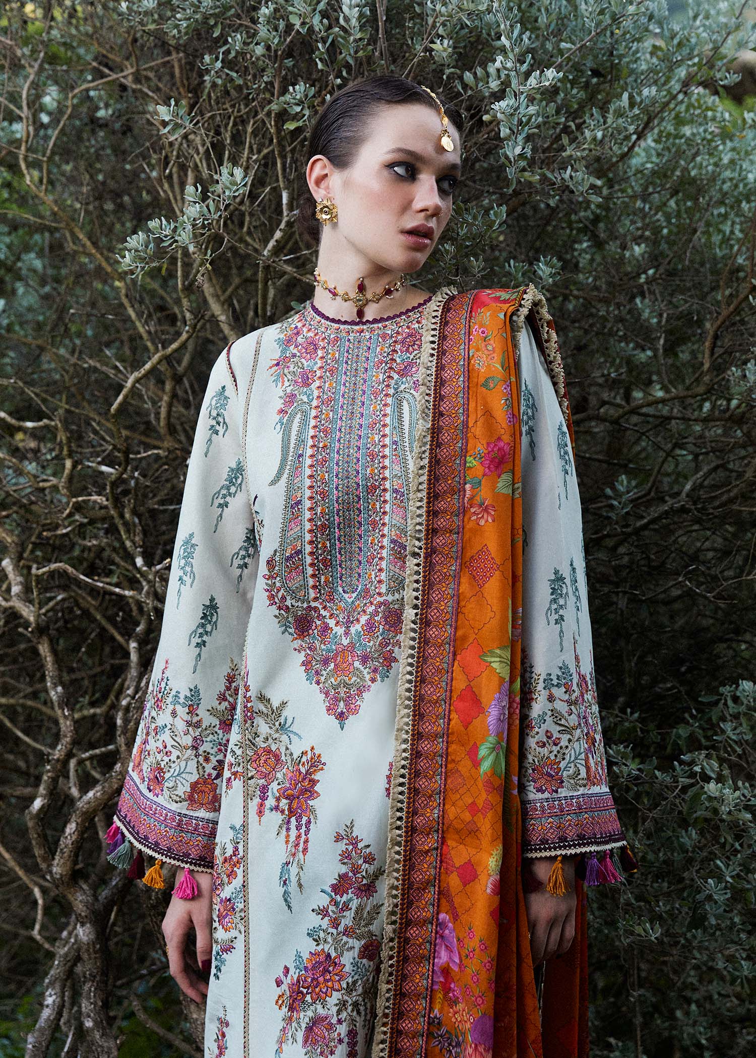 Hussain Rehar | Zaiba-Eid Lawn Collection24 | Sumbul by Designer Hussain Rehar - House of Maryam - Pakistani Designer Ethnic Wear in {{ shop.shopifyCountryName }}