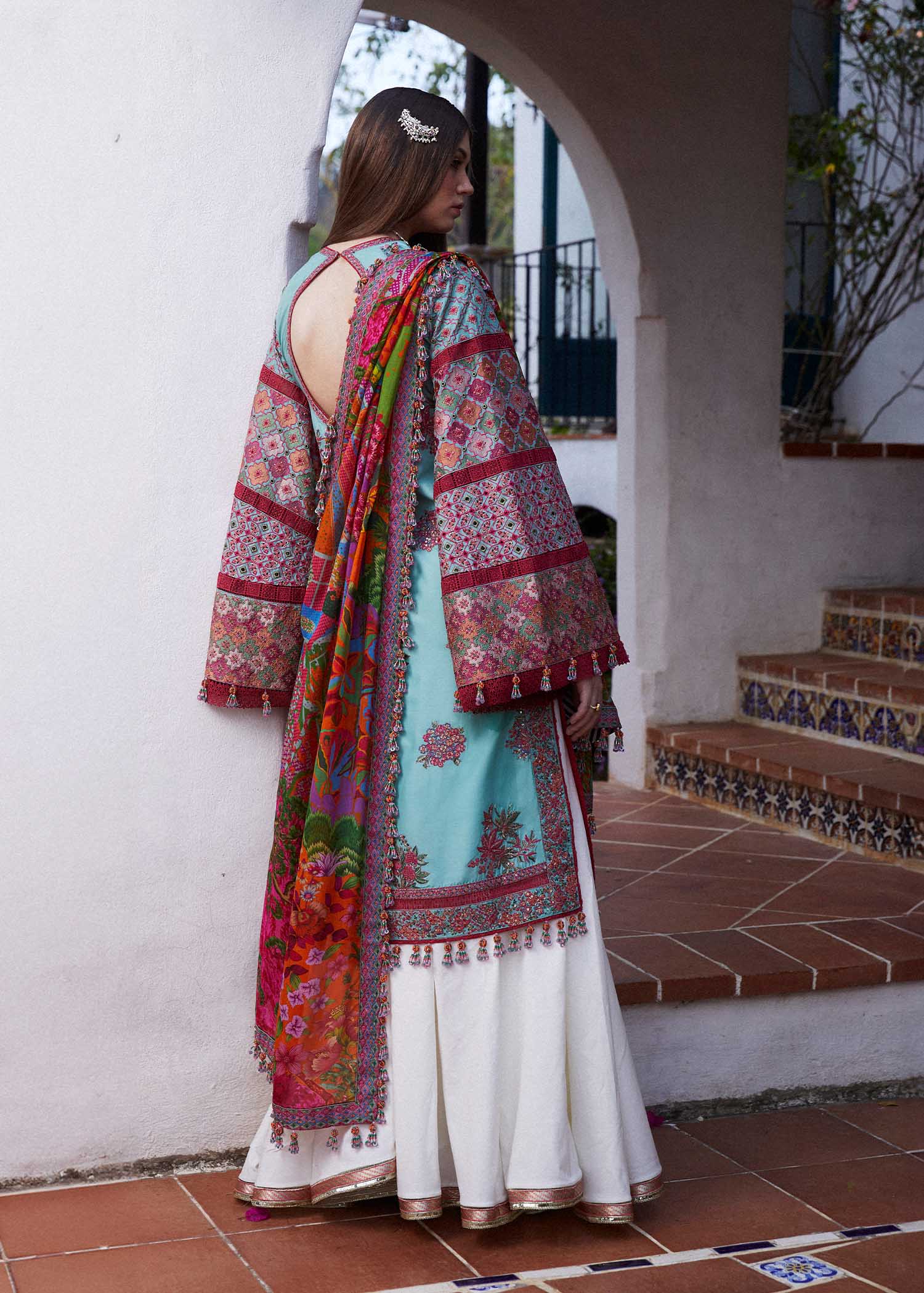 Hussain Rehar | Eid Luxury Lawn SS/24 | Floret