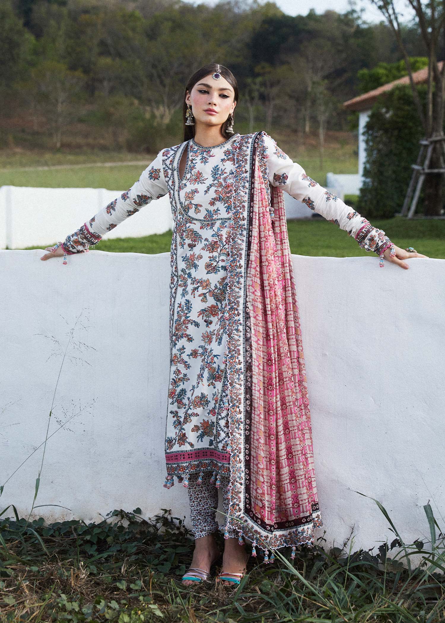 Hussain Rehar | Eid Luxury Lawn SS/24 | Elara