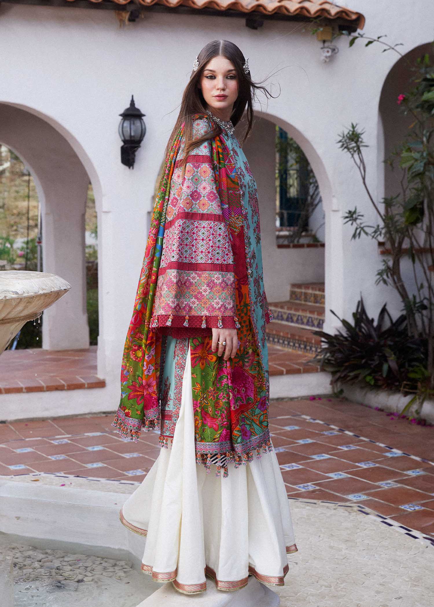 Hussain Rehar | Eid Luxury Lawn SS/24 | Floret