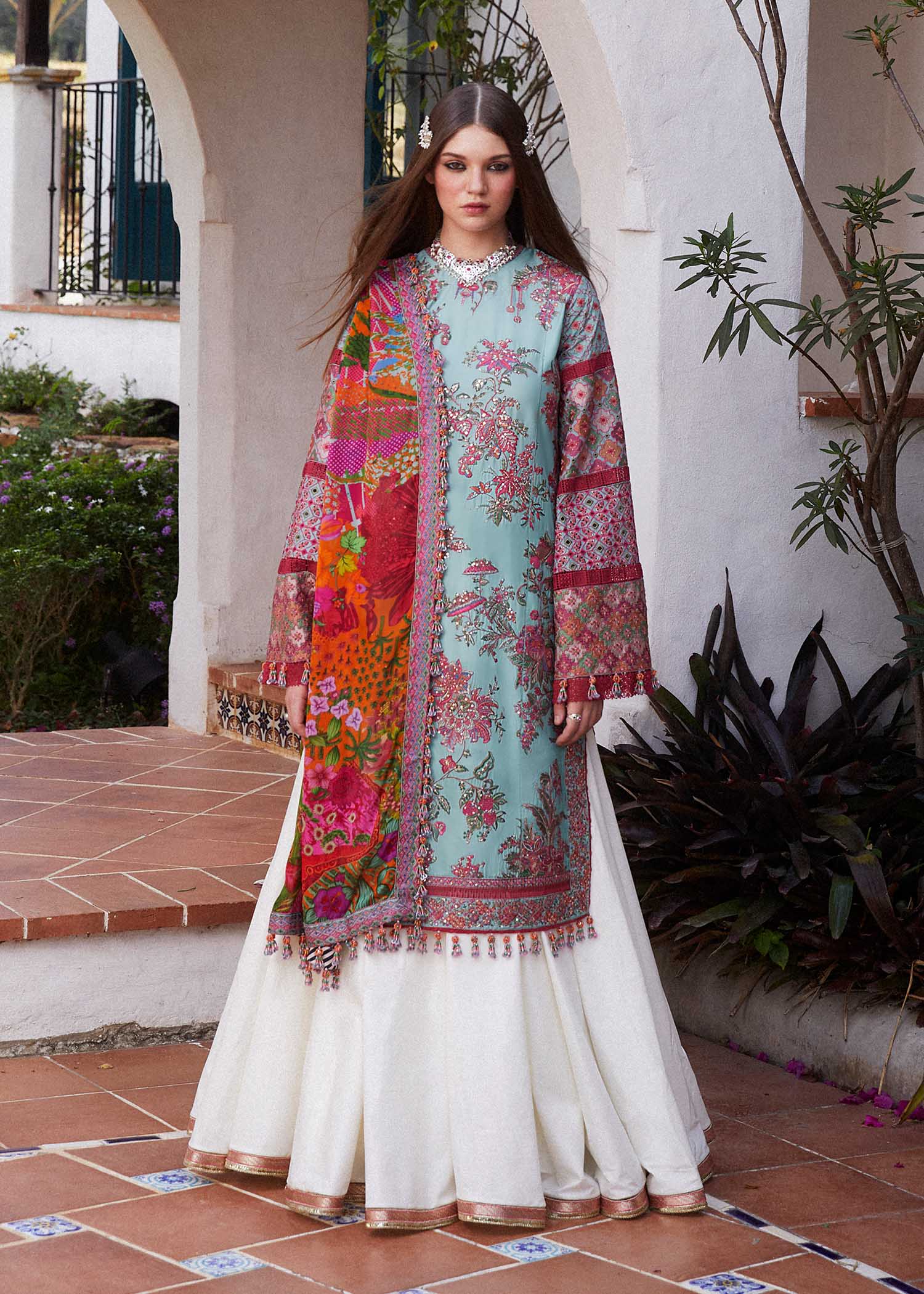 Hussain Rehar | Eid Luxury Lawn SS/24 | Floret