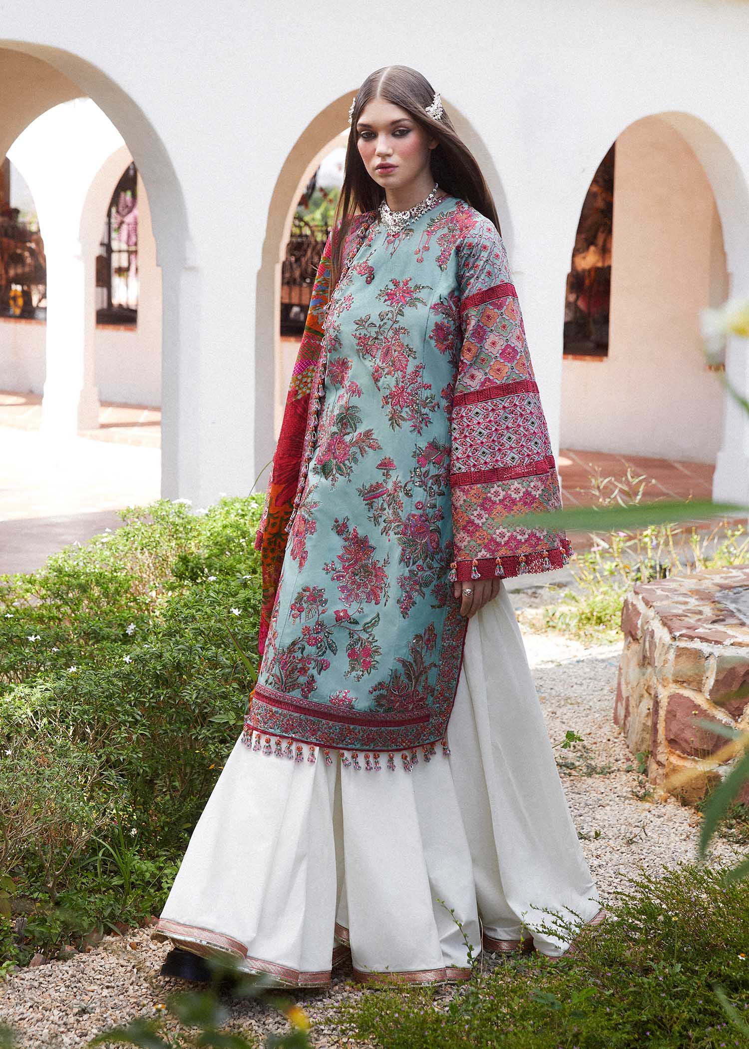 Hussain Rehar | Eid Luxury Lawn SS/24 | Floret