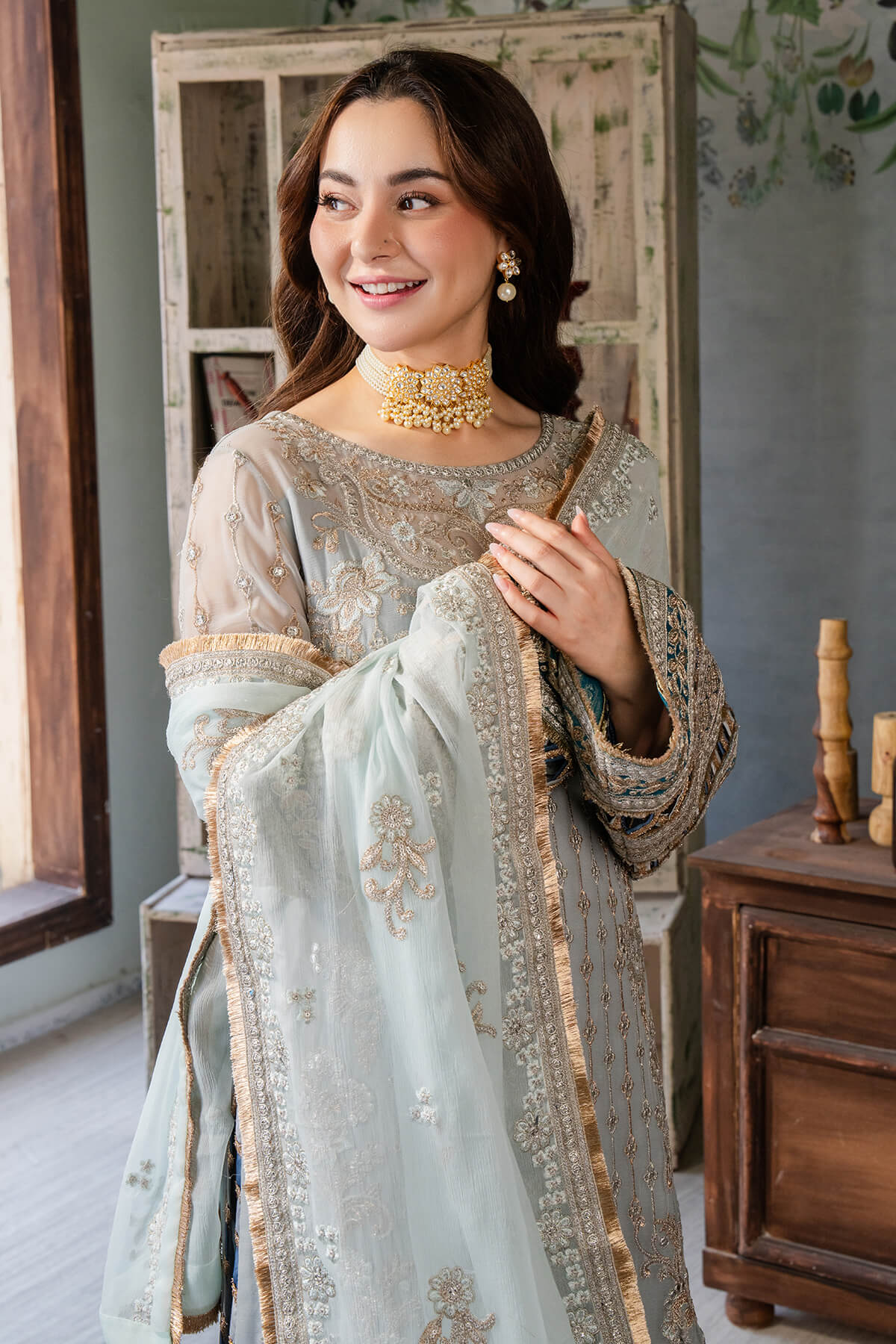 Imrozia Premium | Naina Chiffon | I-190 Rumman