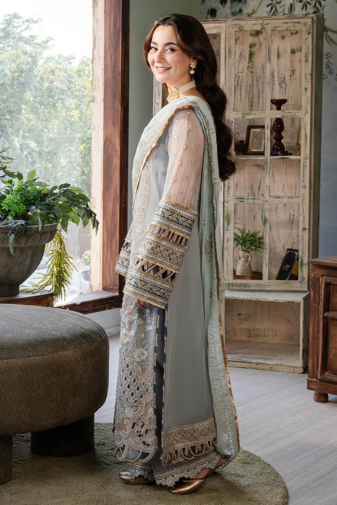 Imrozia Premium | Naina Chiffon | I-190 Rumman by Designer Imrozia Premium - House of Maryam - Pakistani Designer Ethnic Wear in {{ shop.shopifyCountryName }}