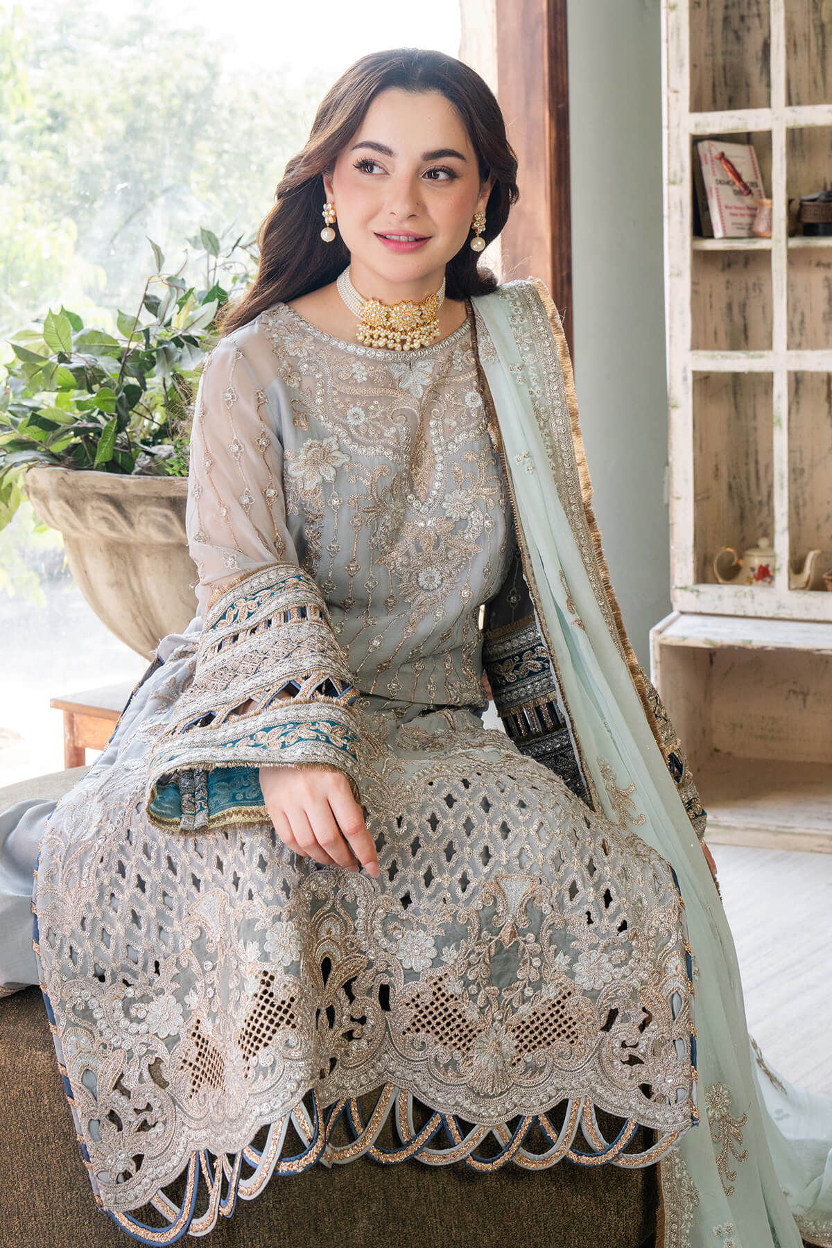 Imrozia Premium | Naina Chiffon | I-190 Rumman