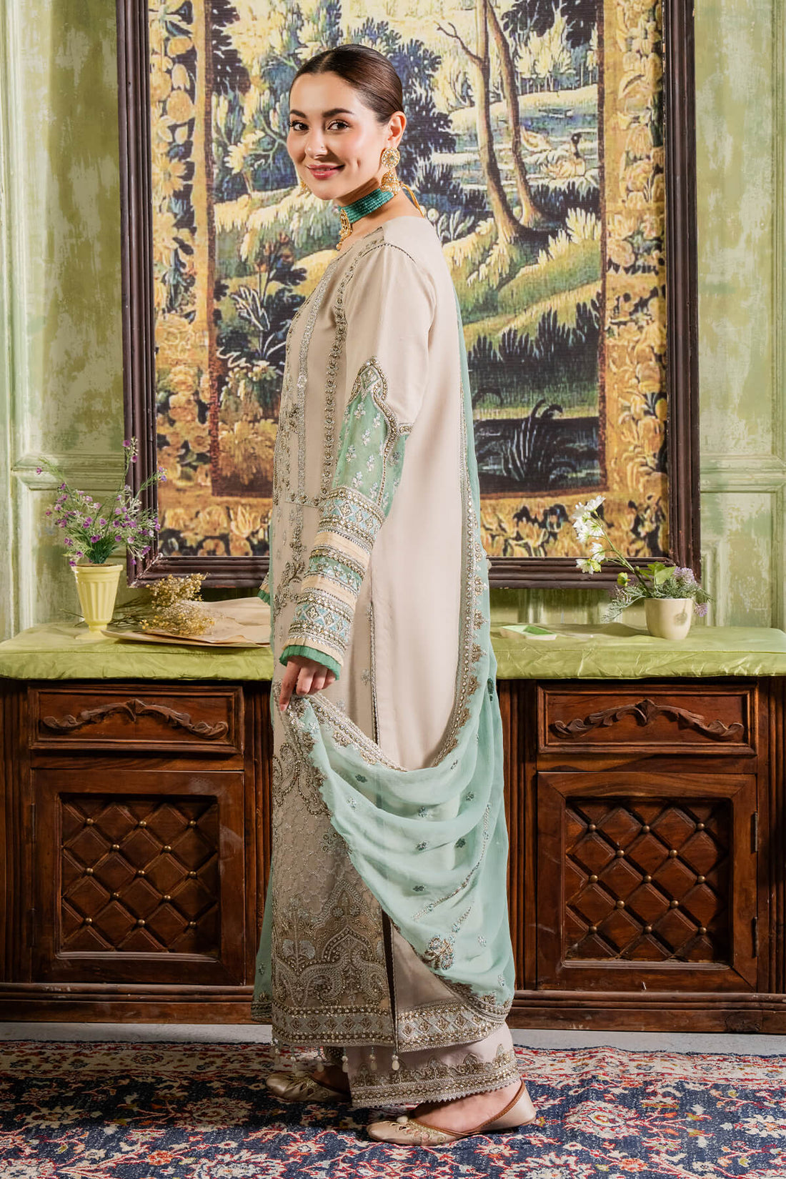 Imrozia Premium | Naina Chiffon | I-198 Beena by Designer Imrozia Premium - House of Maryam - Pakistani Designer Ethnic Wear in {{ shop.shopifyCountryName }}