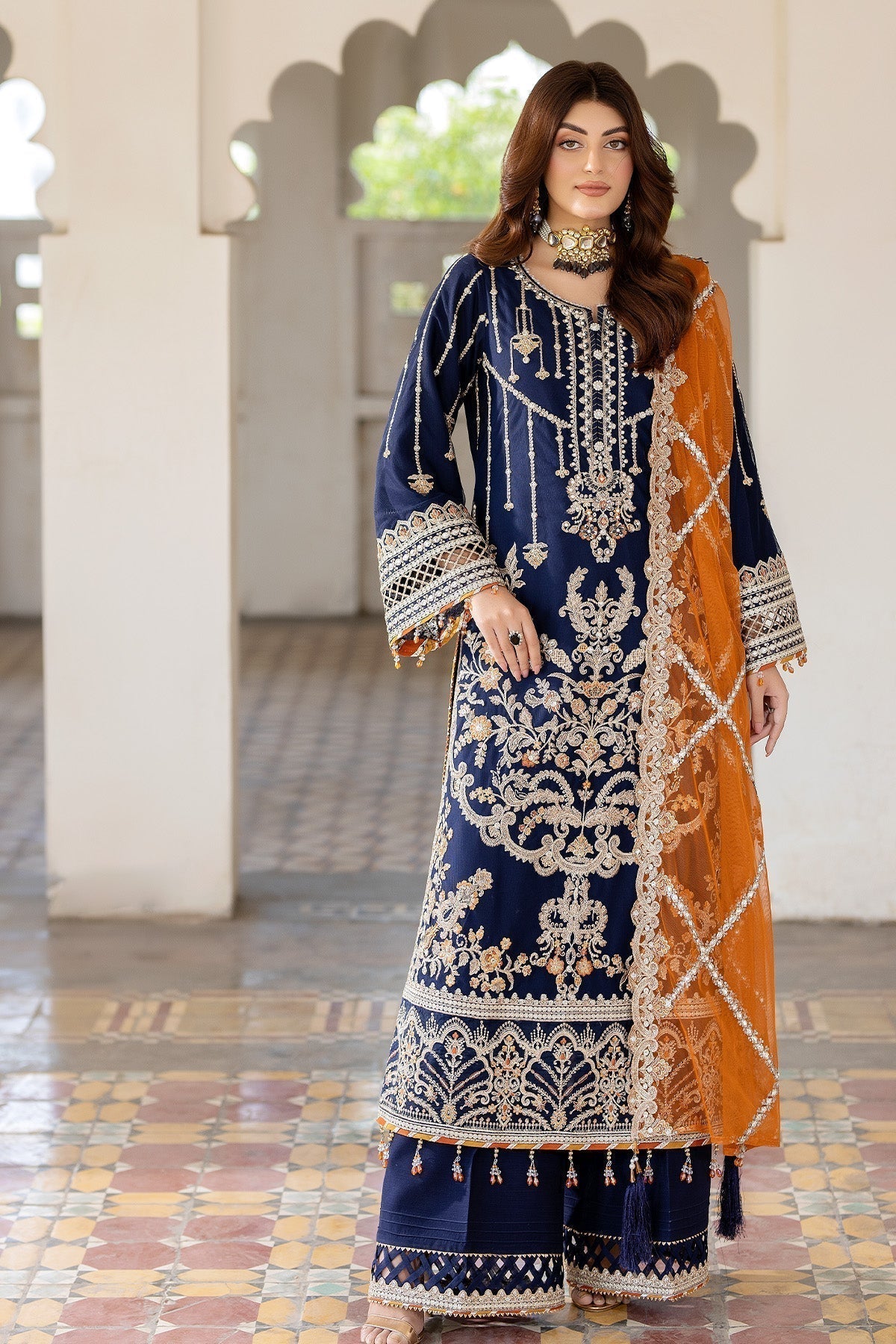 Imrozia Premium | Baad e Saba Formals | IP-51 Noor by Designer Imrozia Premium - House of Maryam - Pakistani Designer Ethnic Wear in {{ shop.shopifyCountryName }}