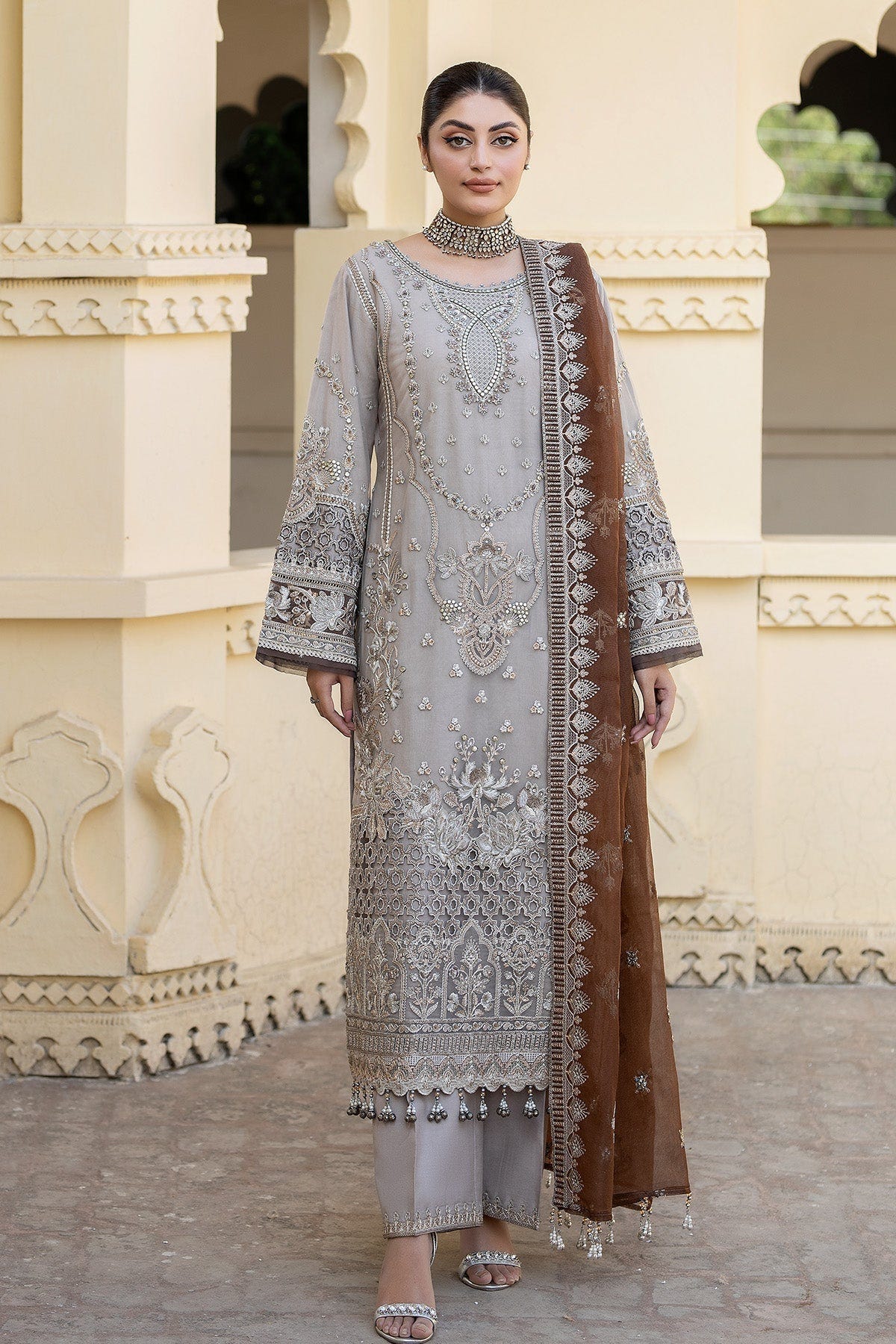 Imrozia Premium | Baad e Saba Formals | IP-52 Gulbahar -  Imrozia Premium Formal - Original Designer Dress - House of Maryam