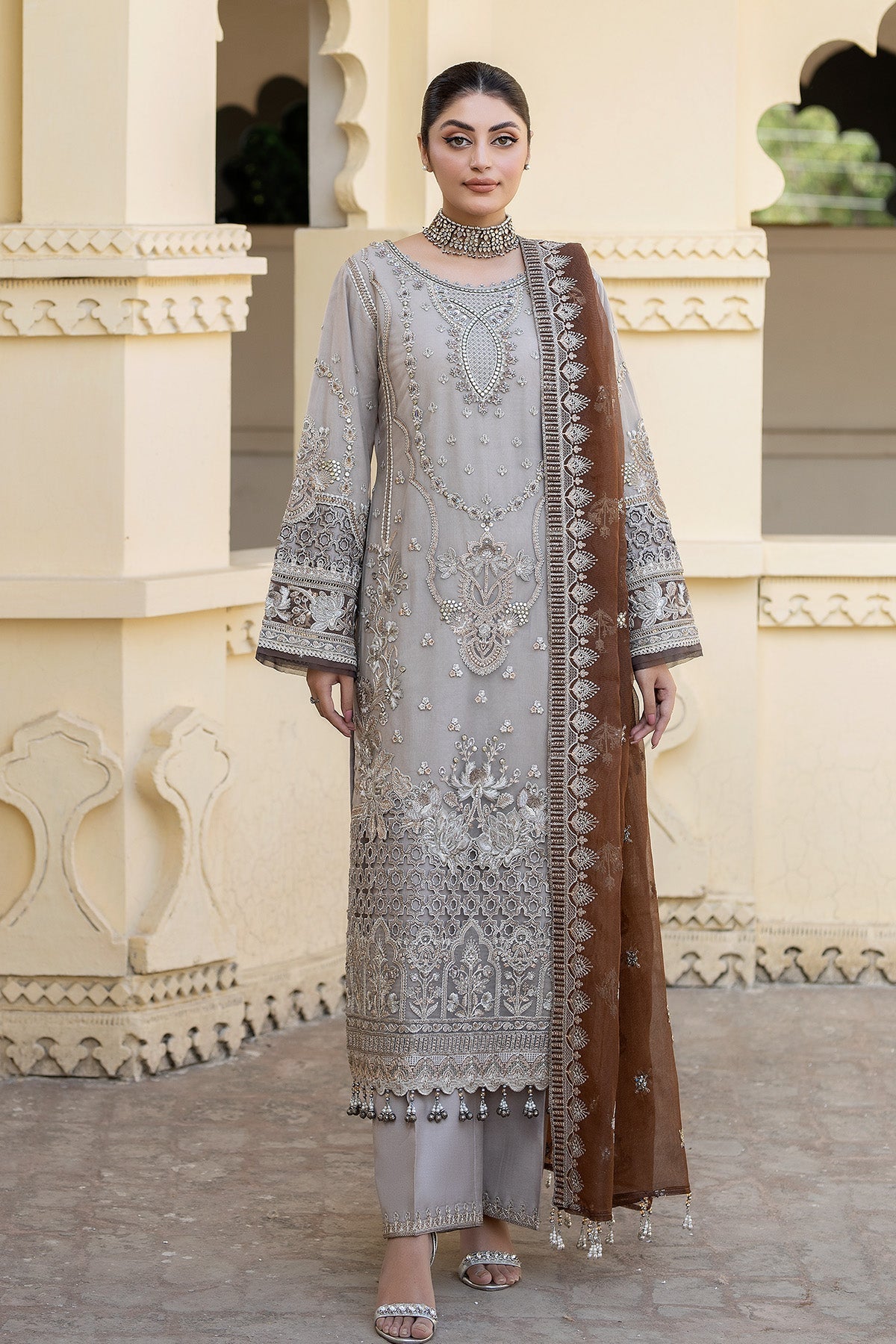 Imrozia Premium | Baad e Saba Formals | IP-52 Gulbahar -  Imrozia Premium Formal - Original Designer Dress - House of Maryam