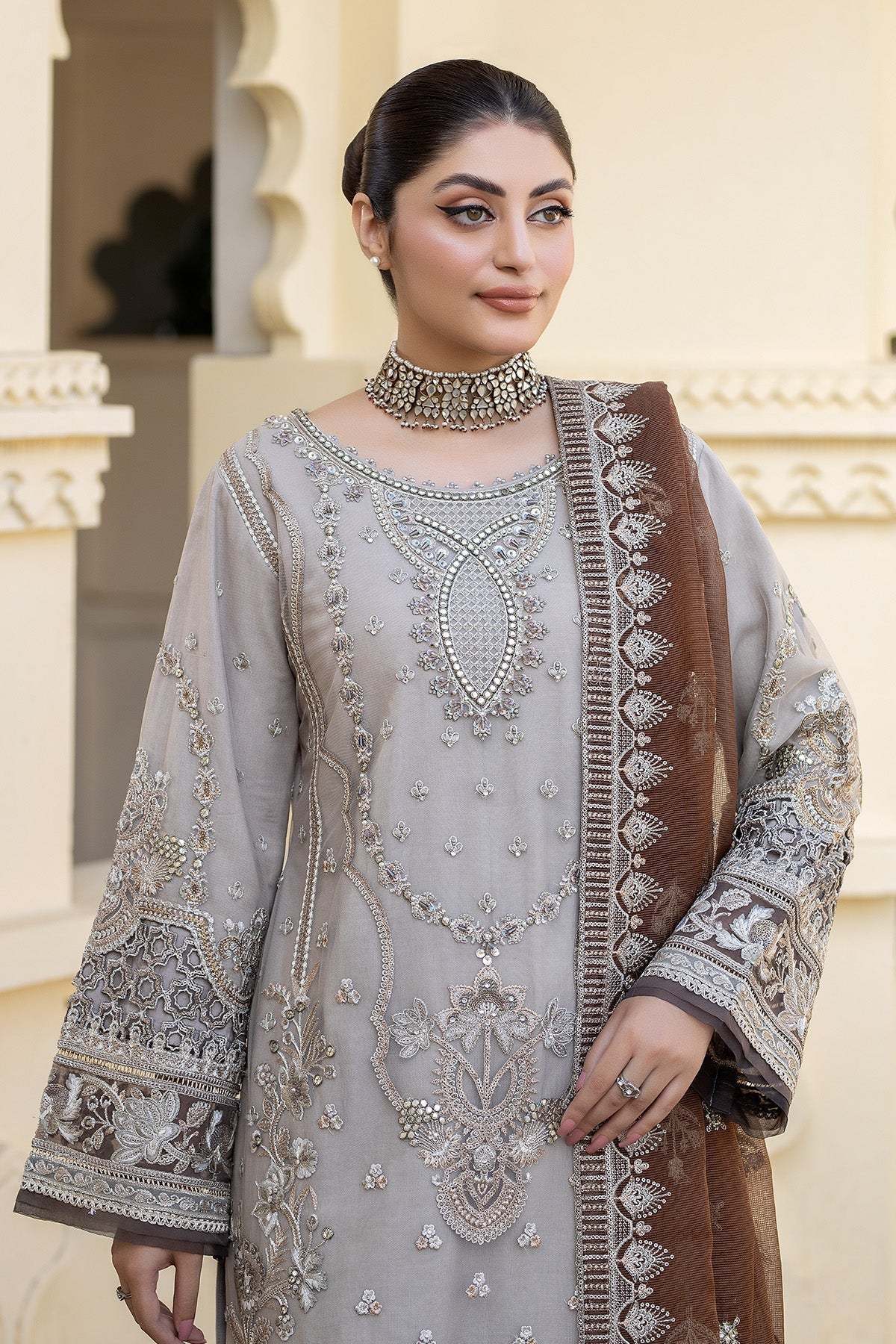 Imrozia Premium | Baad e Saba Formals | IP-52 Gulbahar -  Imrozia Premium Formal - Original Designer Dress - House of Maryam