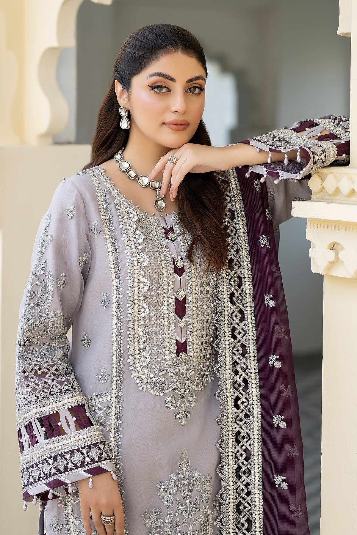 Imrozia Premium | Baad e Saba Formals | IP-55 Ada -  Imrozia Premium Formal - Original Designer Dress - House of Maryam