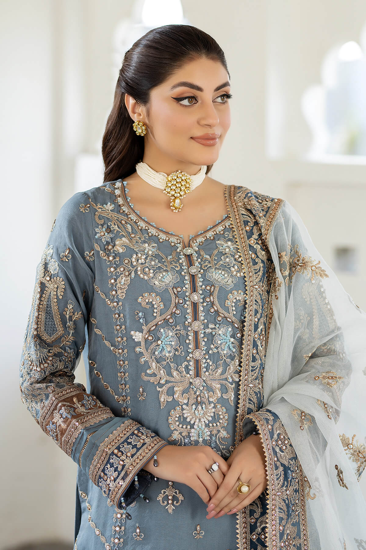 Imrozia Premium | Baad e Saba Formals | IP-57 Khushboo