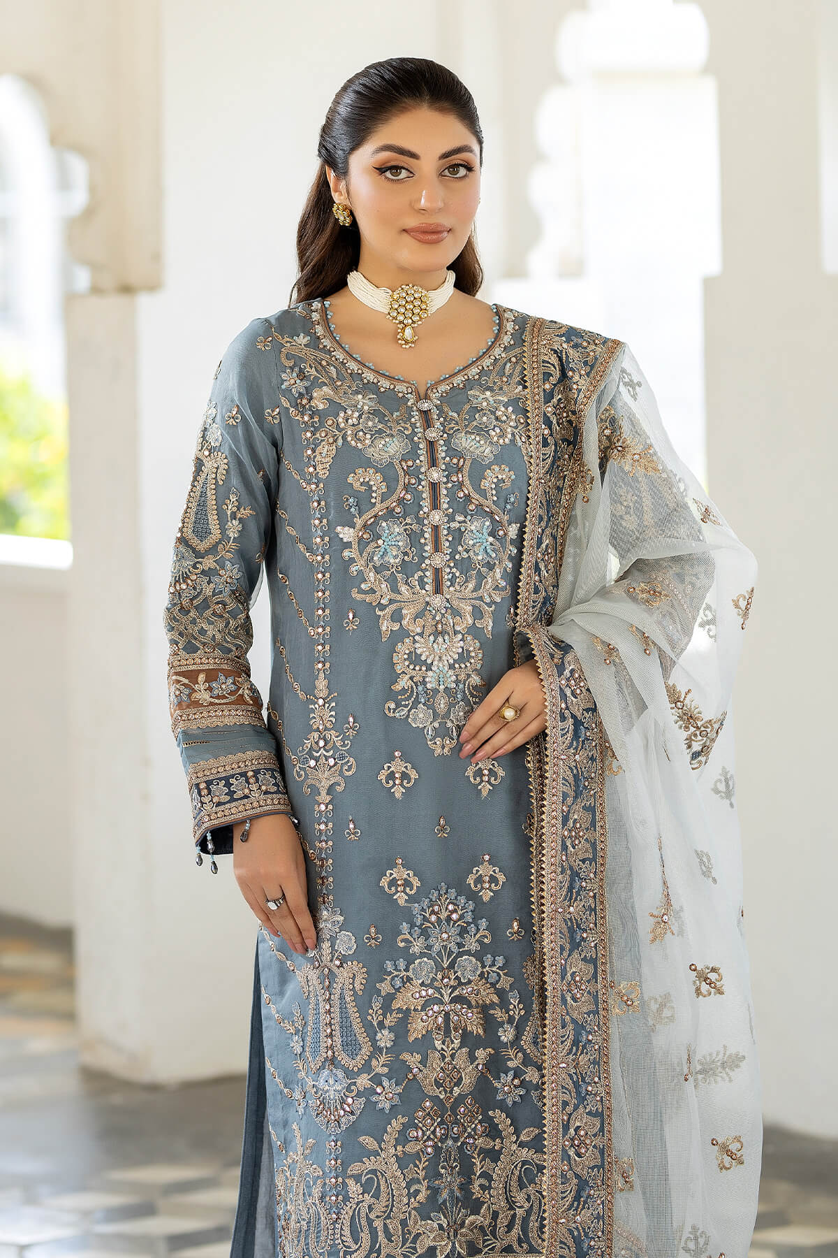 Imrozia Premium | Baad e Saba Formals | IP-57 Khushboo by Designer Imrozia Premium - House of Maryam - Pakistani Designer Ethnic Wear in {{ shop.shopifyCountryName }}