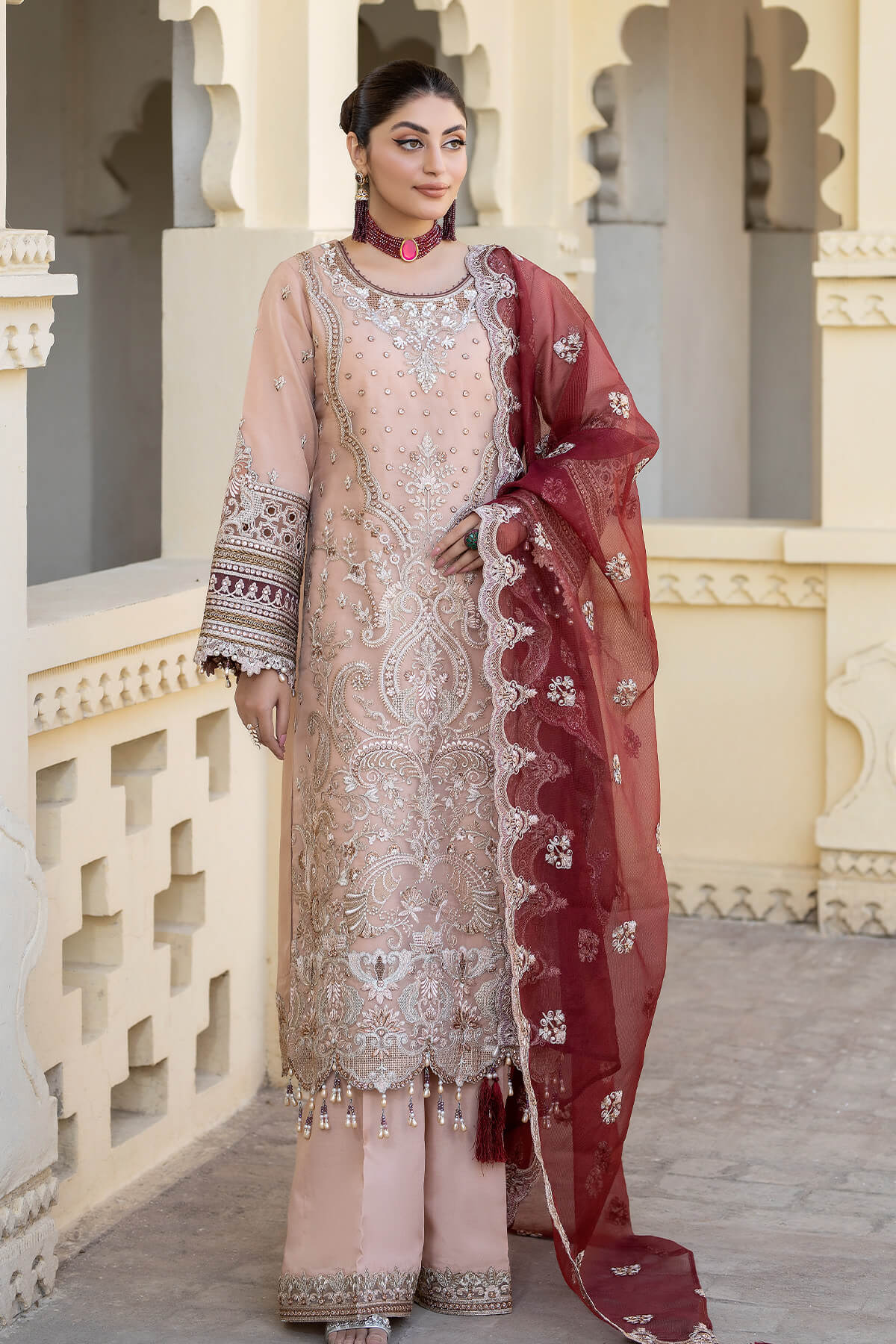 Imrozia Premium | Baad e Saba Formals | IP-58 Haseen -  Imrozia Premium Formal - Original Designer Dress - House of Maryam
